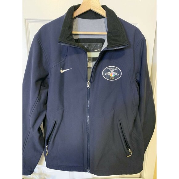 Torino 2006 NBC Staffers Winter Olympics Men’s Size XL NIKE Gray Jacket‎ Coat - Picture 7 of 9